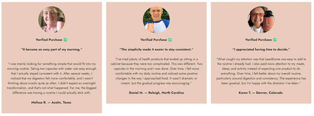 LeanBiome product benefits — view the offer for details